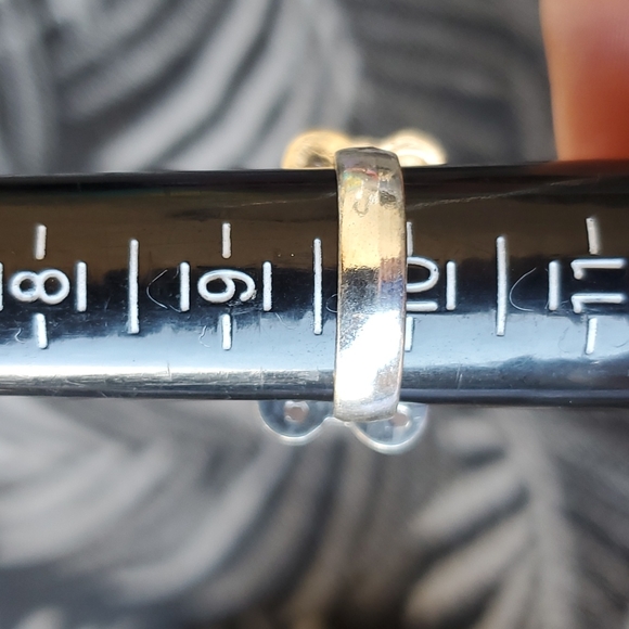 New Oversized Tsavorite and Pink Chalcedony 925 Silver Statement Ring. - Picture 11 of 13